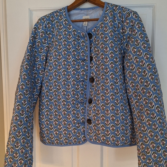 J Crew Quilted Block Jacket - Picture 5 of 16